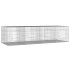 Jaula para conejos 4 paneles hierro galvanizado 217x79x54