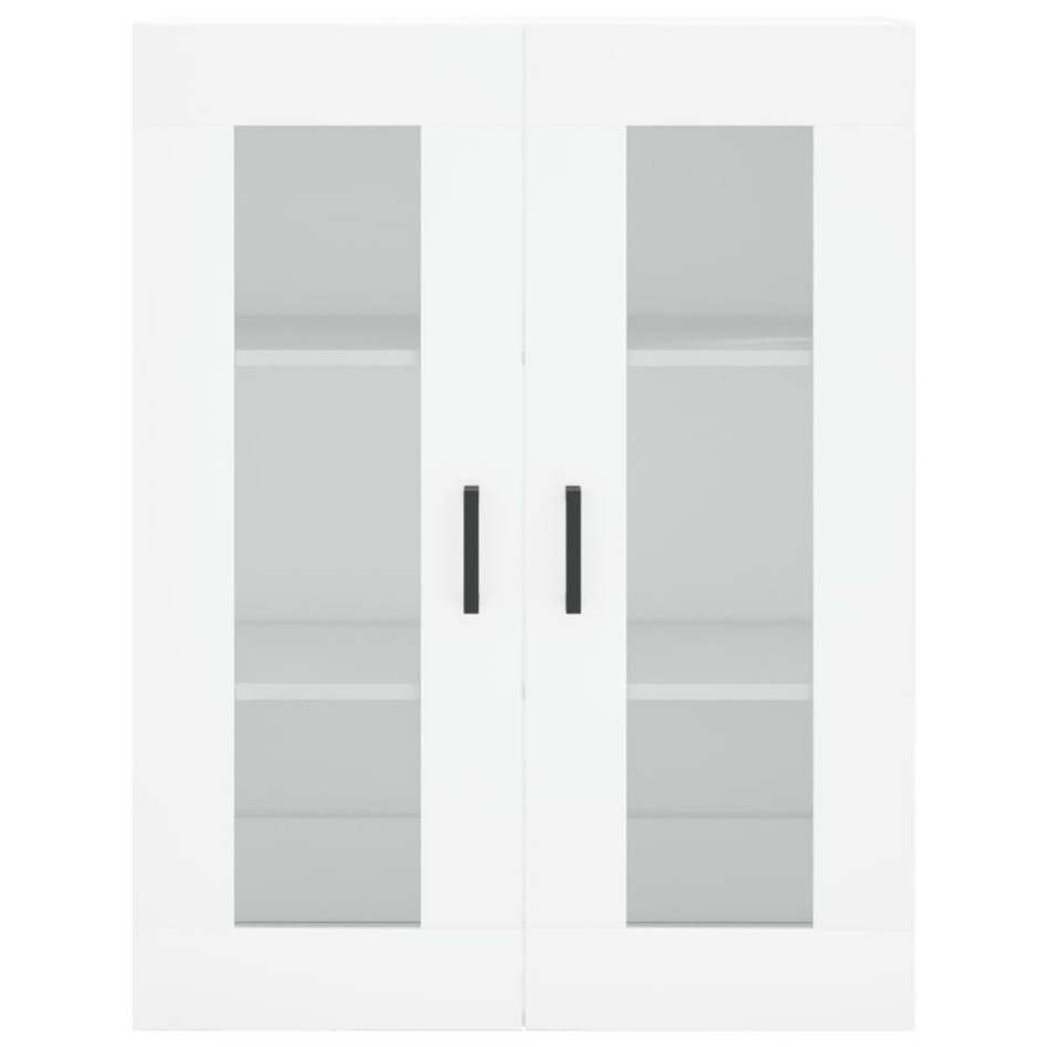 Aparador alto madera contrachapada blanco 69,5x34x180