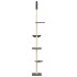 Árbol rascador gatos suelo a techo gris oscuro 263,5-289,5