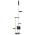 Árbol rascador gatos suelo a techo gris oscuro 258,5-284,5