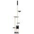 Árbol rascador gatos suelo a techo gris oscuro 258,5-284,5