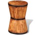 Taburete con forma de reloj de arena madera de mango