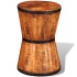 Taburete con forma de reloj de arena madera de mango