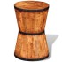 Taburete con forma de reloj de arena madera de mango