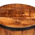 Taburete con forma de reloj de arena madera de mango