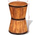 Taburete con forma de reloj de arena madera de mango