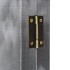 Biombo divisor plegable 120x170 cm bus Londres blanco y