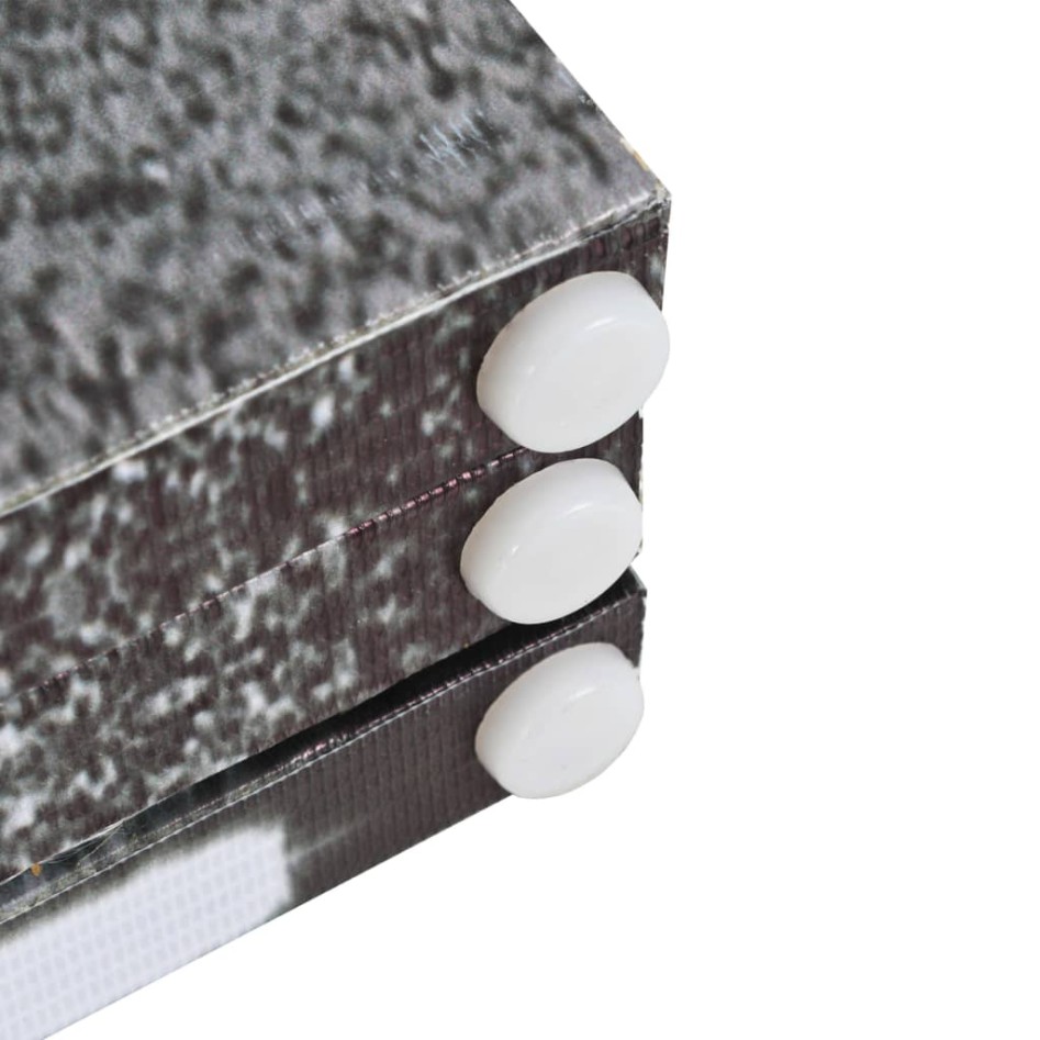 Biombo divisor plegable 120x170 cm bus Londres blanco y