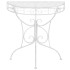 Mesa auxiliar vintage metal semicircular 72x36x74 cm