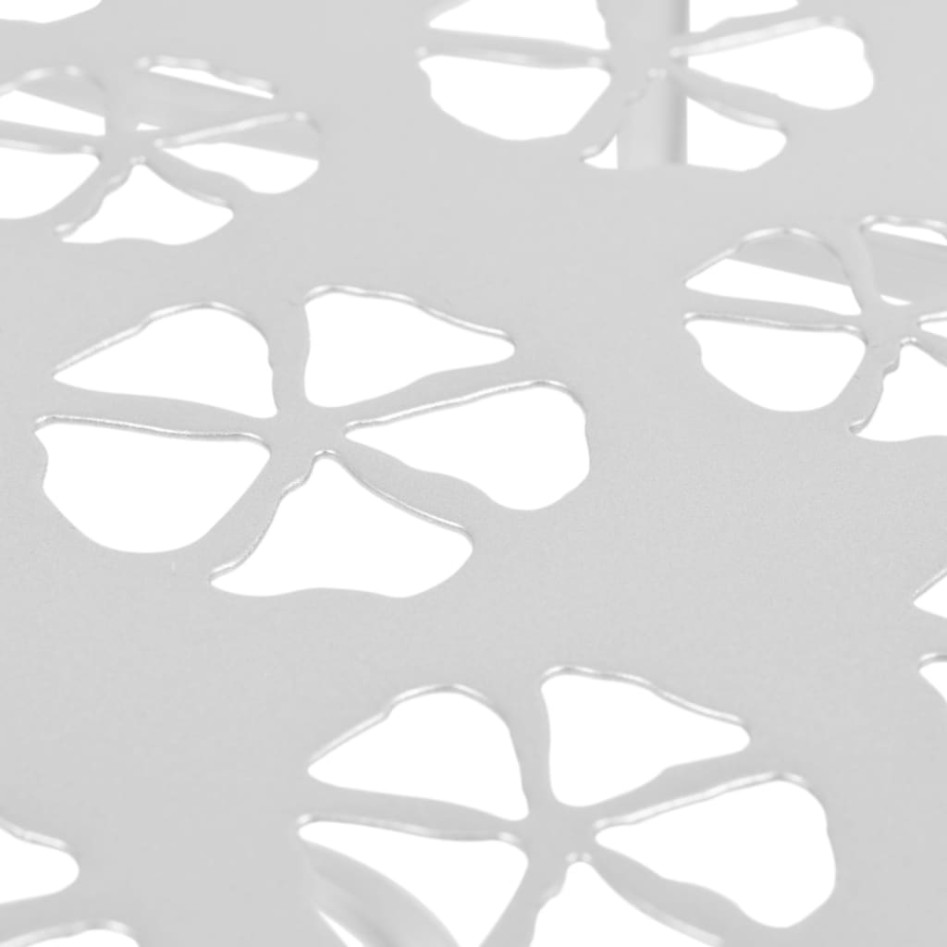 Mesa auxiliar vintage metal semicircular 72x36x74 cm