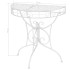 Mesa auxiliar vintage metal semicircular 72x36x74 cm