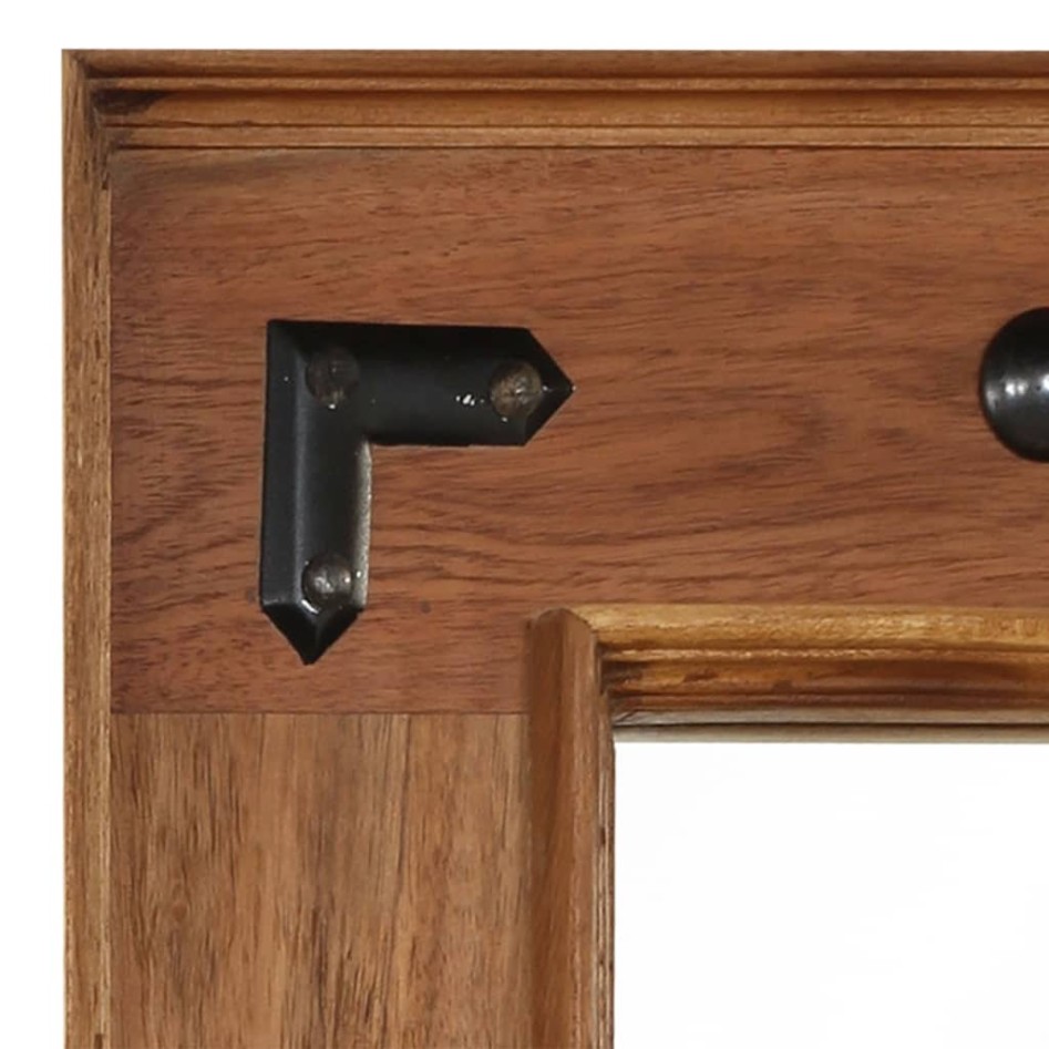 Espejo de madera maciza de acacia 50x80