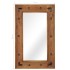 Espejo de madera maciza de acacia 50x80