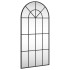 Espejo de pared arco de hierro negro 50x100