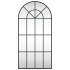 Espejo de pared arco de hierro negro 50x100