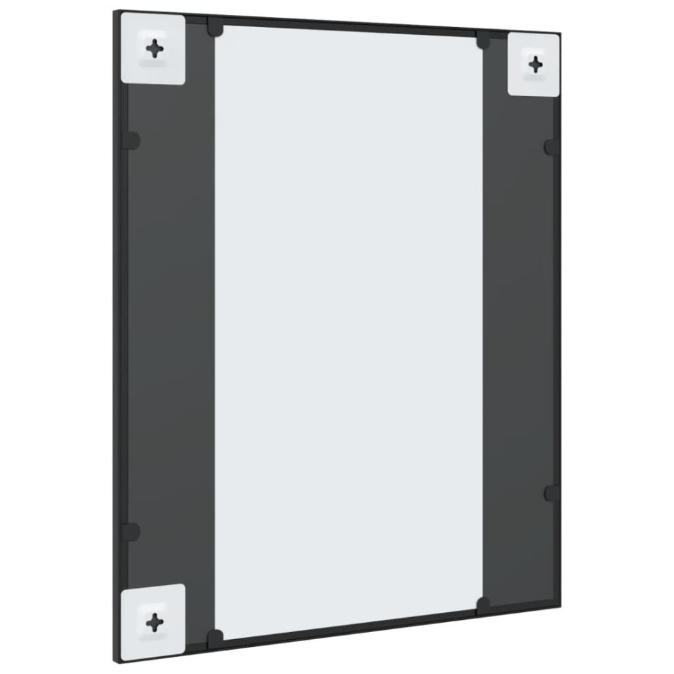 Espejo de pared rectangular de hierro negro 50x60