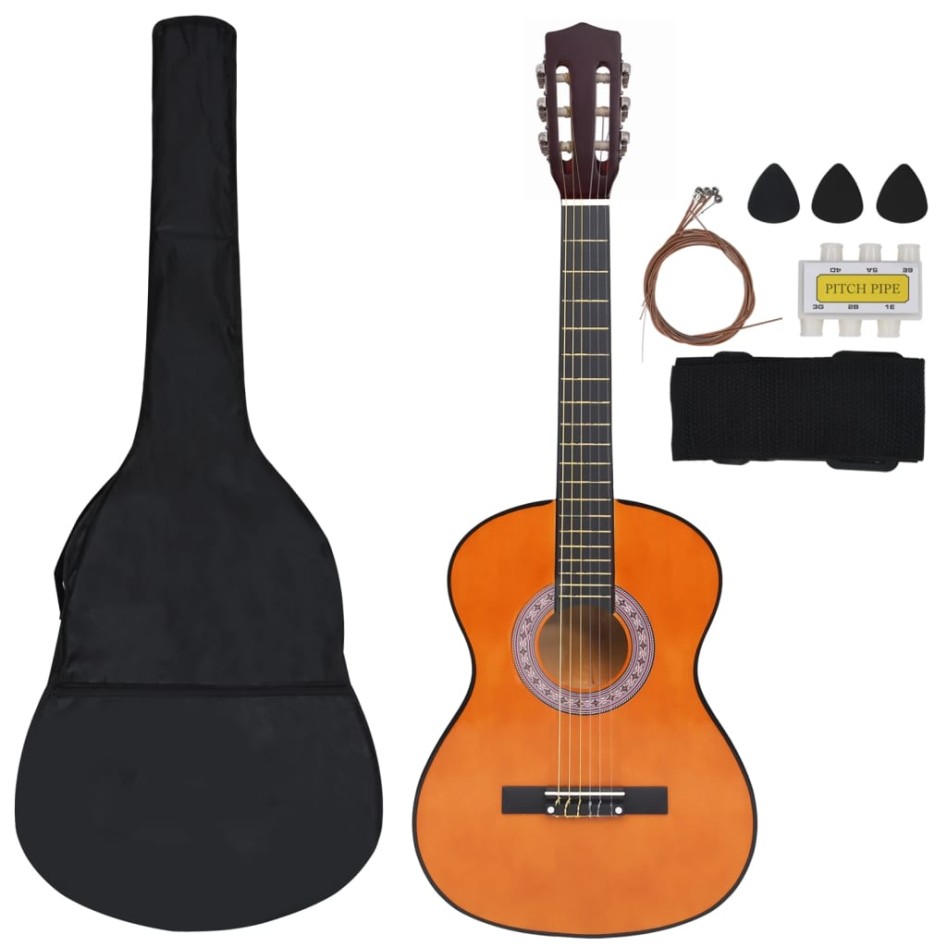 Set de guitarra clásica para principiantes 8 pzas 3/4