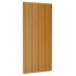 Panel de tejado acero galvanizado color madera 12 uds 100x45