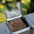 Compostador de jardín negro 380
