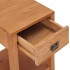 Mesita de noche de madera maciza de teca 35x35x50