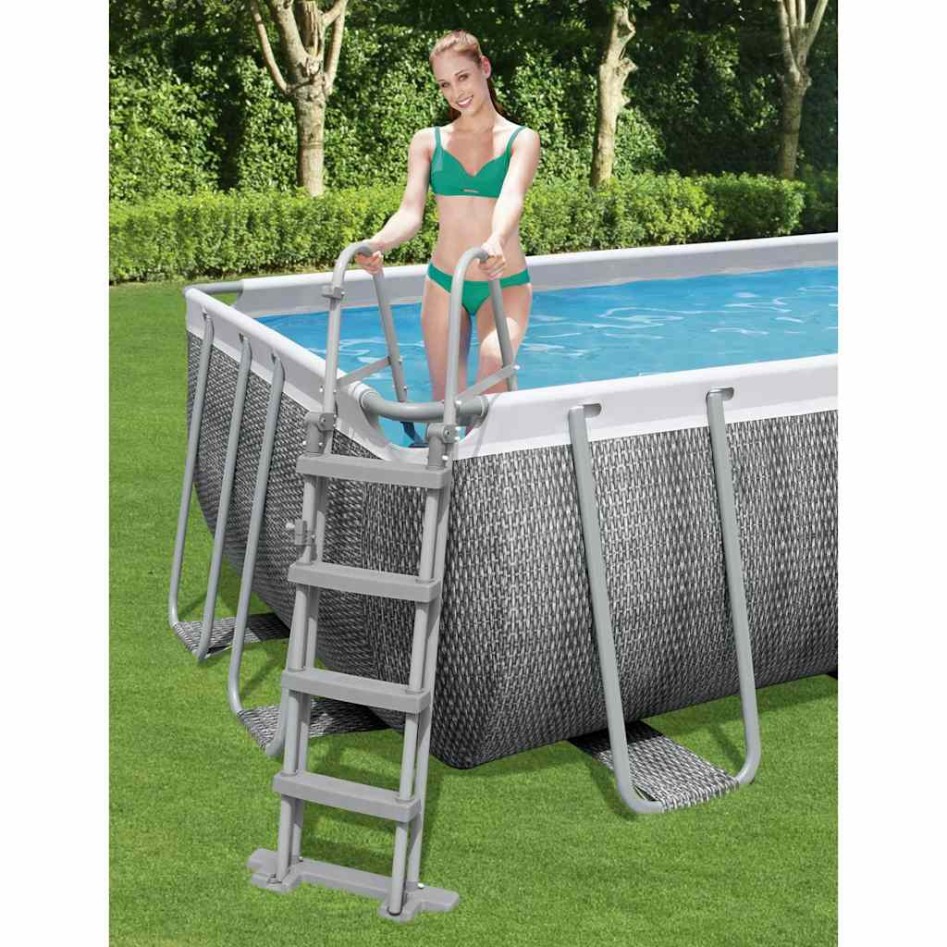 Bestway Flowclear Escalera de piscina de seguridad 4 escalones 122
