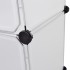 vidaXl Armario modular con 9 compartimentos blanco 109x36,5x143