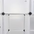 Armario modular con 14 compartimentos blanco 37x146x180,5