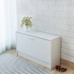 Banco zapatero blanco 80x24x45 cm