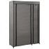 Armarios plegables 2 unidades de tela gris 110x45x175