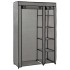 Armarios plegables 2 unidades de tela gris 110x45x175