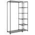 Armarios plegables 2 unidades de tela gris 110x45x175