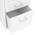 Armario archivador móvil metal blanco 28x41x69