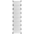 Zapatero PP transparente 93x36,5x140