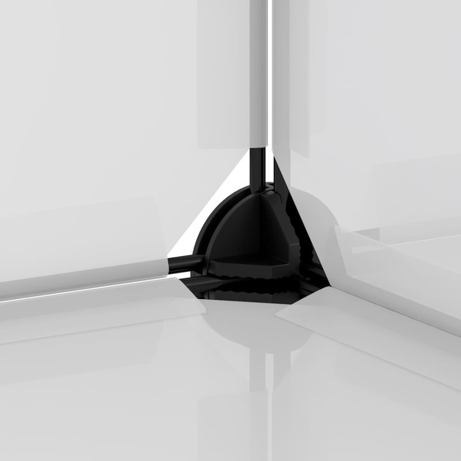 Zapatero PP transparente 93x36,5x140