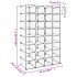 Zapatero PP transparente 93x36,5x140