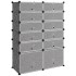 Zapatero PP negro 94x37x125