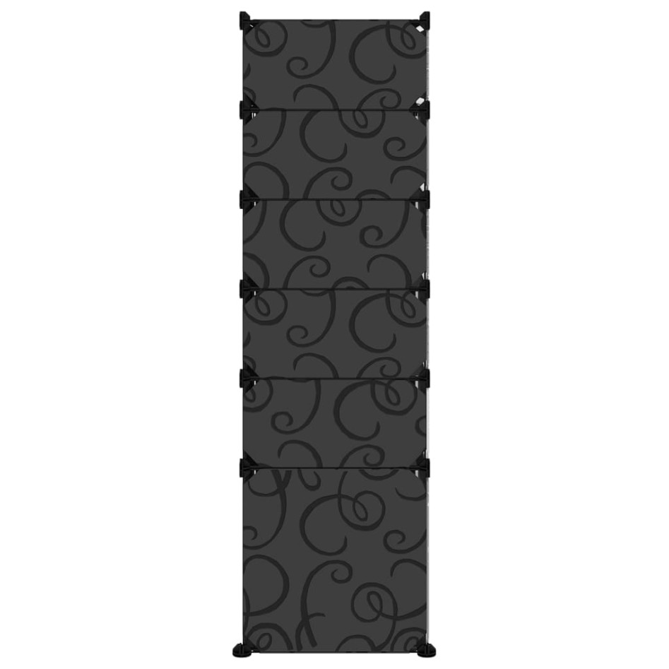 Zapatero PP negro 94x37x125