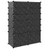Zapatero PP negro 94x37x125