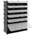 Zapatero PP negro 94x37x125