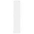 Mueble zapatero madera contrachapada blanco 59x17x81