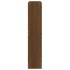 Mueble zapatero madera contrachapada marrón roble 59x17x81