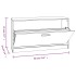 Banco zapatero madera contrachapada gris Sonoma 80x24x45