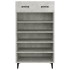 Mueble zapatero madera contrachapada gris hormigón 60x35x105