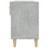 Mueble zapatero madera contrachapada gris hormigón 102x35x55