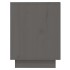 Armario zapatero de madera maciza de pino gris 110x34x45