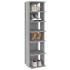 Zapateros 2 uds madera contrachapada gris Sonoma 27,5x27x102