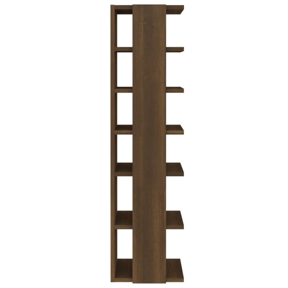 Zapateros 2 uds madera contrachapada roble marrón