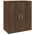 Mueble zapatero madera contrachapada roble marrón 60x35x70