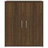 Mueble zapatero madera contrachapada roble marrón 60x35x70