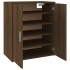 Mueble zapatero madera contrachapada roble marrón 60x35x70
